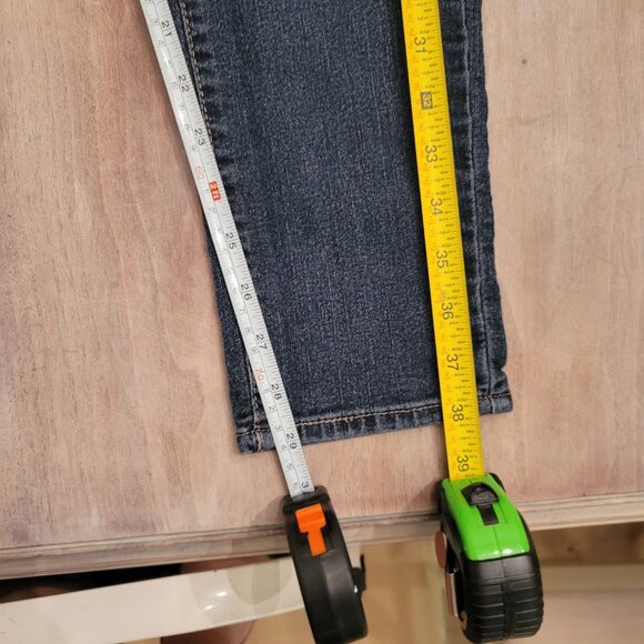 Signature by Levi's Strauss & Co Modern Skinny Jeans Women 16 L/C Blue Dark Wash - Picture 8 of 10